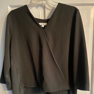 Prologue Hunter Green Long-sleeve wrap top